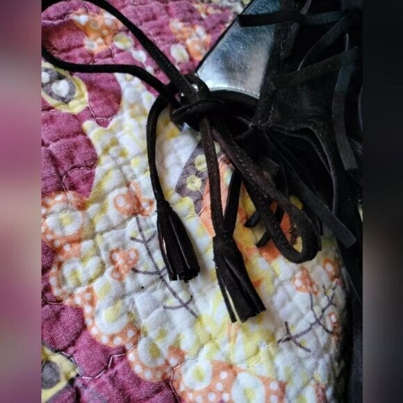 NWOT! Calvin Klein 'Pixy' Brown Suede Heels Size 7.5M - Picture 7 of 12